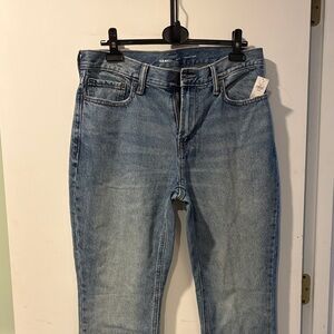 Old Navy Men's 34x34 Straight Leg Jeans Light Wash Blue Denim NWT Casual